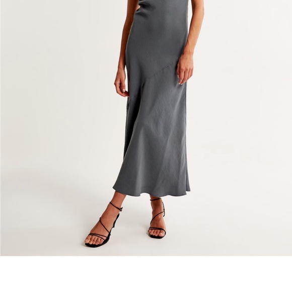NWT Abercrombie High Neck Maxi dress - Picture 5 of 8